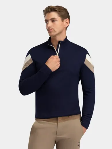 Bilde av WoolLand Suleskar Top Man Blue Ink